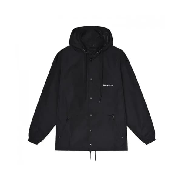 Balenciaga Mens Logo Casual Jackets Black - 발렌시아가… - 1