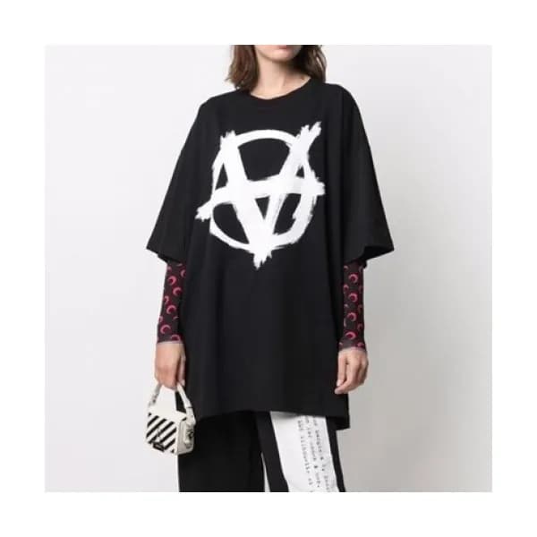 Vetements Mm/Wm Printing Logo Cotton Short Sleeve… - 1