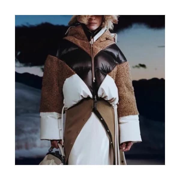 Moncler Womens Patch Logo Modern Duck Down Long … - 1
