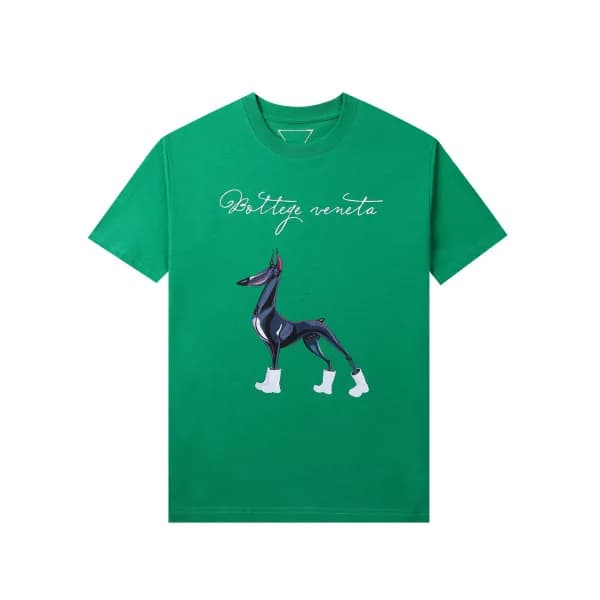 Bottega Veneta Unisex Casual Short-sleeved Tshirt… - 1