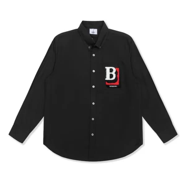 버버리 남성 클래식 블랙 셔츠 - Mens Black Tshirts - bur04287x - 1