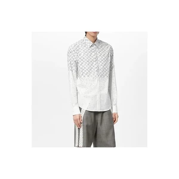 루이비통 남성 이니셜 화이트 셔츠 - Mens White Tshirts - lou04340… - 1