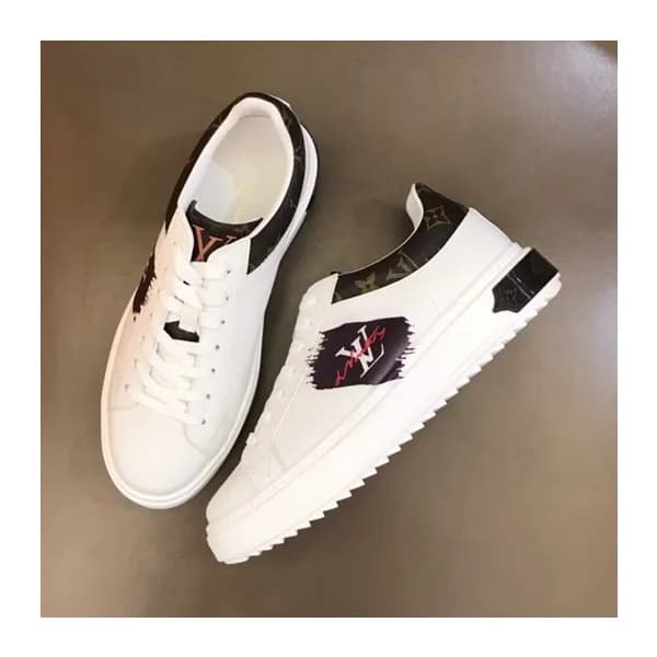 루이비통 남성 Time Out 브라운 스니커즈 - Mens Brown Sneakers - … - 1