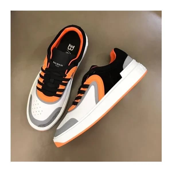 발망 남성 트렌디 오렌지 스니커즈 - Mens Orange Sneakers - bam016… - 1