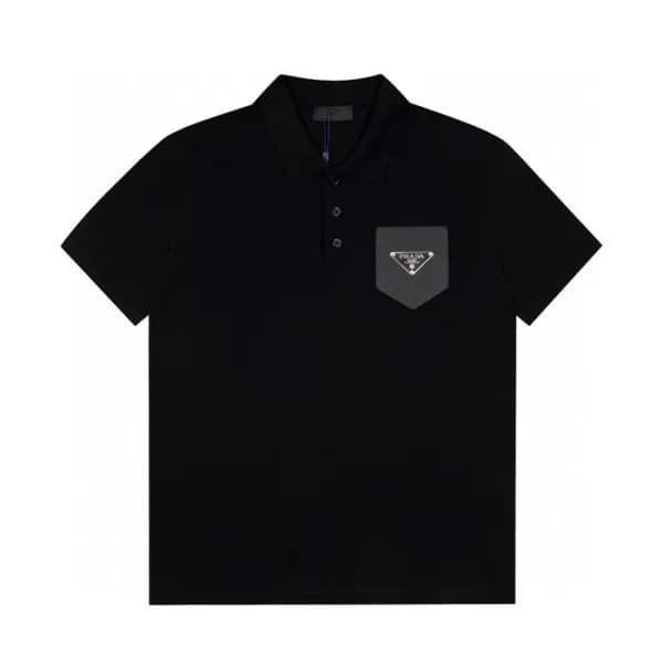 프라다 남성 블랙 폴로 반팔티 - Mens Black Tshirts - Pra02730x - 1