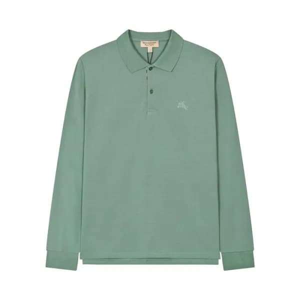 버버리 남자 민트 폴로 맨투맨 - Unisex Mint Tshirts - bur04441x - 1