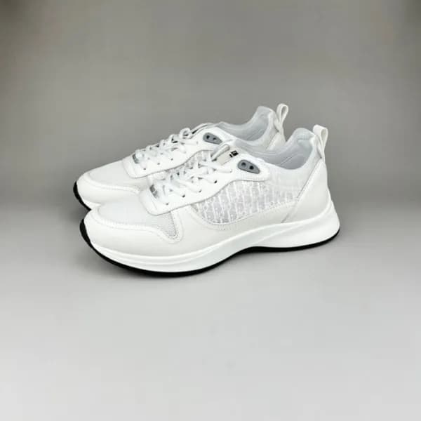 디올 남성 시그니처 화이트 스니커즈 - Mens White Sneakers - dio019… - 1