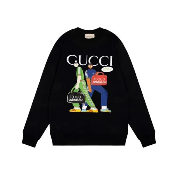 구찌 남성 캐쥬얼 블랙 맨투맨 - Gucci Mens Black Tshirts - Guc0… - 1