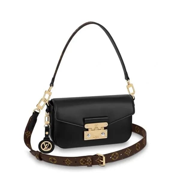 루이비통 여성 블랙 스윙백 - Louis vuitton Womens Black Swing … - 1