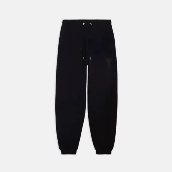 아미 남성 블랙 트레이닝 팬츠 - Ami Mens Black Training Pant - … - 1