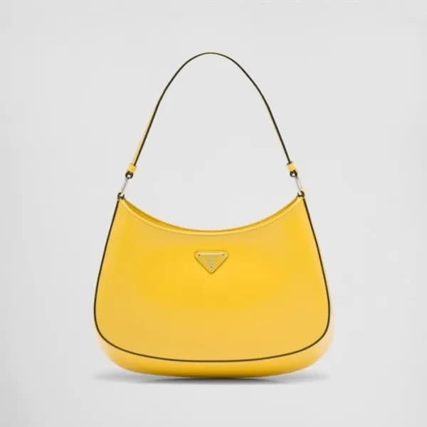 프라다 여성 옐로우 클레오백 - Prada Womens Yellow Cleo Bag - p… - 1