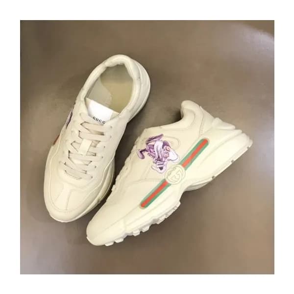 구찌 남/녀 아이보리 라이톤 - Gucci Unisex Ivory Sneakers - gu… - 1
