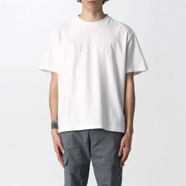 제냐 남성 화이트 크루넥 반팔티 - Zegna Mens White Tshirts - ze6… - 1