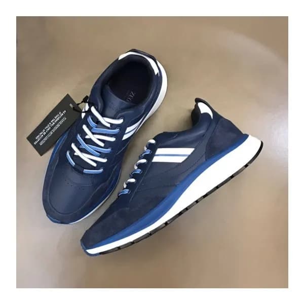 에르메네질도 제냐 남성 네이비 스니커즈 - Ermenegildo Zegna Mens Nav… - 1