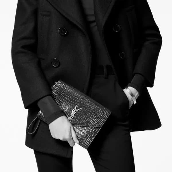 입생로랑 여성 블랙 클러치 - Saint Laurent Womens Black Clutch… - 1