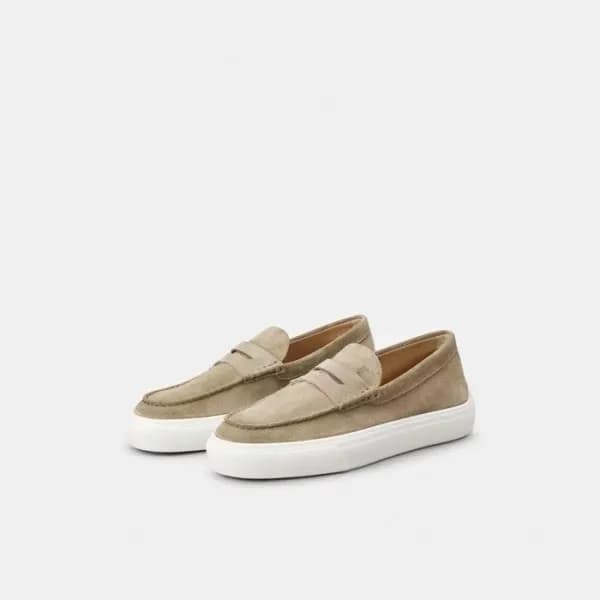 토즈 남성 모던 베이지 로퍼 - Tod's Mens Beige Loafer - toz316… - 1