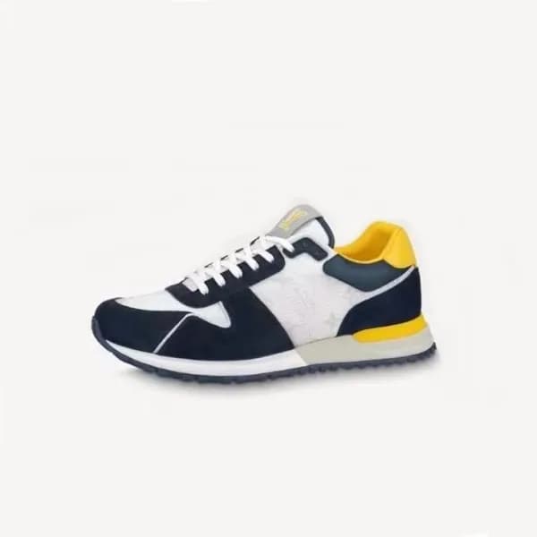 루이비통 남성 네이비 스니커즈 - Louis vuitton Mens Navy Sneaker… - 1