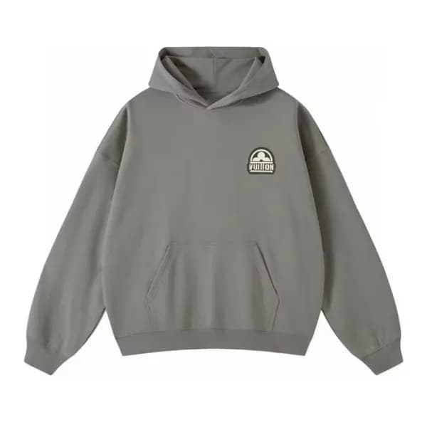 루이비통 남성 캐쥬얼 그레이 후드티 - Louis Vitton Mens Gray Hoodi… - 1