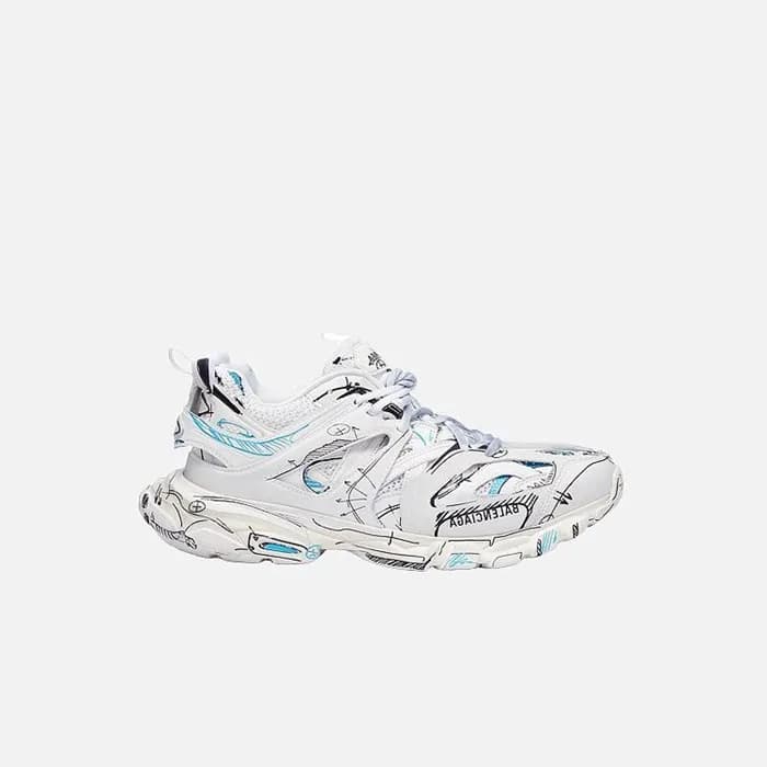 발렌시아가 남/녀 트랙 그래피티 화이트 스니커즈 【매장-180만원대】 - Balenciag… - 1