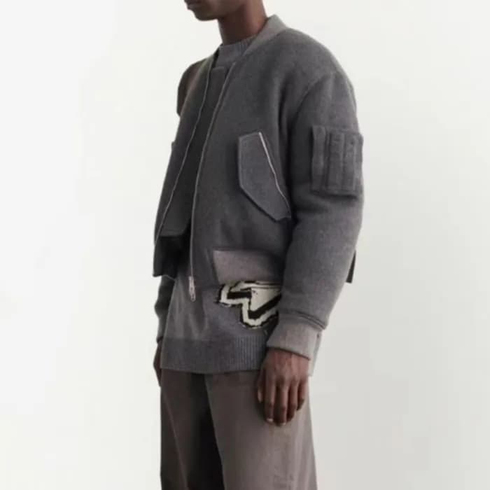 오프화이트 남성 다운 그레이 자켓 - Off-white Mens Gray Jackets -… - 1