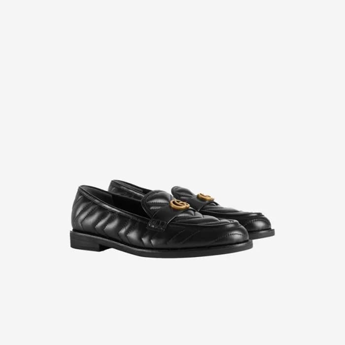 구찌 여성 더블 G 로퍼 【매장-180만원대】 - Gucci Womens Black Loa… - 1
