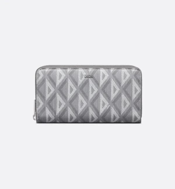 디올 남성 그레이 지퍼돌이 장지갑 - Dior Mens Gray Zippy Wallets … - 1