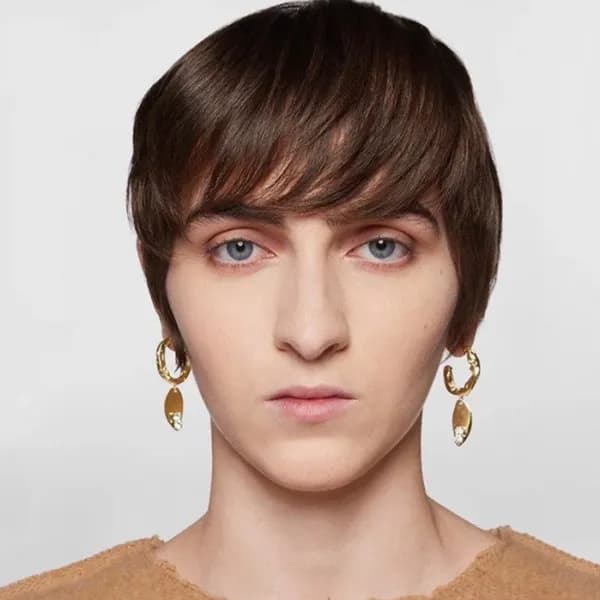 셀린느 여성 골드 이어링 - Celine Womens Gold Earring - acc45… - 1