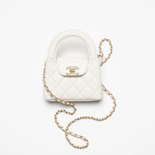 샤넬 여성 화이트 23k 미니백 - Chanel Womens White Mini Bag -… - 1
