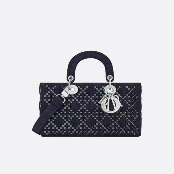 디올 여성 네이비 디조이 백 - Dior Womens Navy D-Joy Bag - dib… - 1