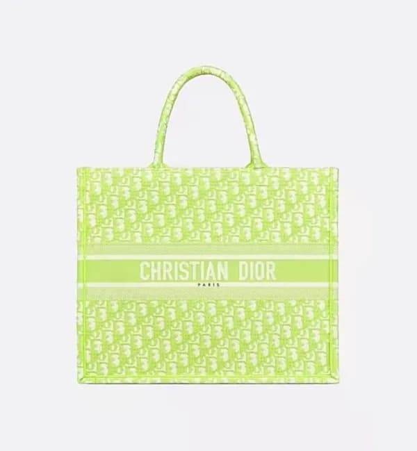 디올 여성 그린 북토트 - Dior Womens Green Book Tote - dib51… - 1