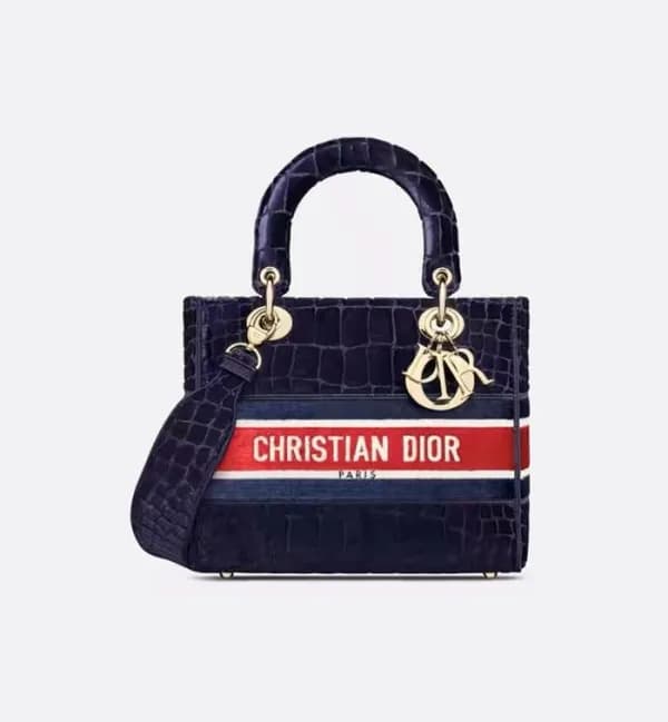 디올 여성 네이비 레이디 백 - Dior Womens Navy Lady Bag - dib6… - 1