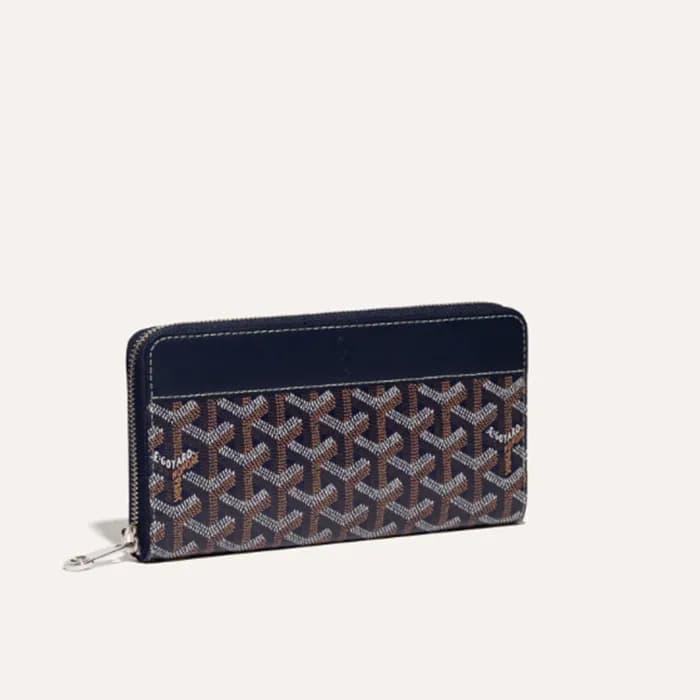 고야드 남/녀 마티뇽 네이비 지갑 GM - Goyard Unisex Matignon Lon… - 1