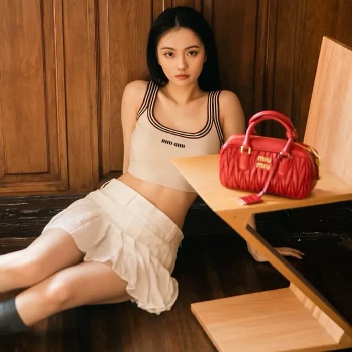 미우미우 여성 베이지 투피스 - Miumiu Ladys Beige Two-pieces - … - 1