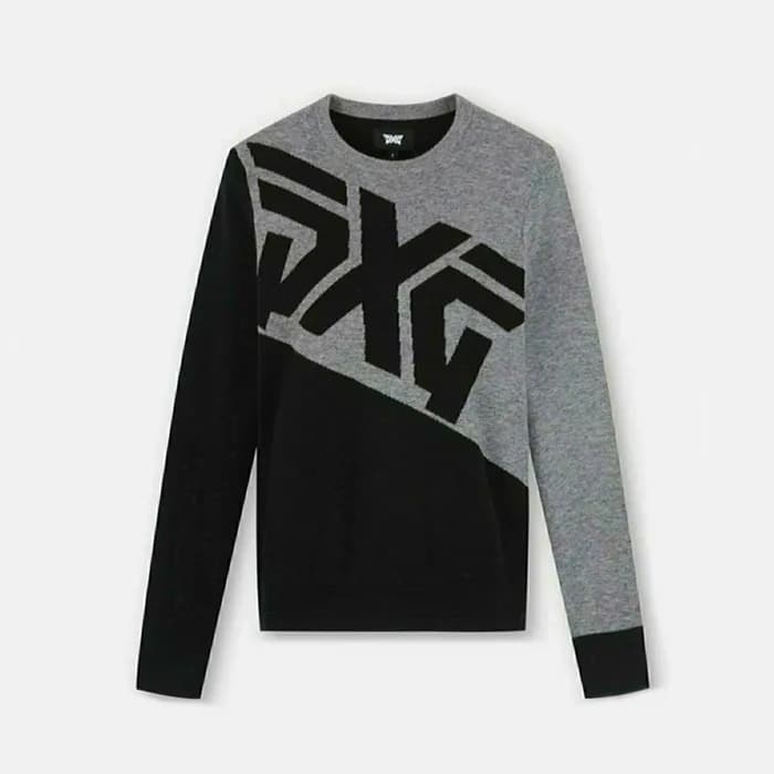 PXG 남성 빅로고 라운드넥 스웨터 - gol488x - 1