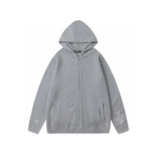 크롬하츠 남성 후드 니트 - Chrom hearts Mens Hood Knitwear - … - 1