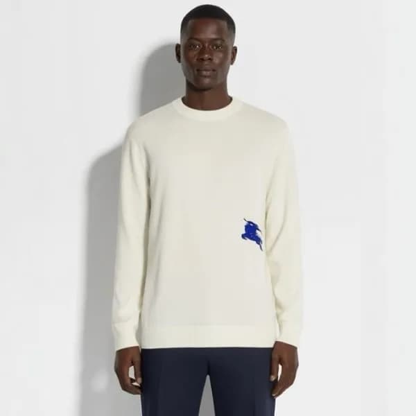 버버리 남성 라운드 스웨터 - Burberry Mens Round Sweater - buc… - 1