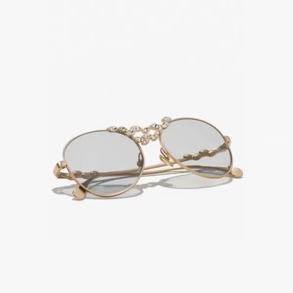 샤넬 여성 프리미엄 메탈 프레임 선글라스 - Chanel Womens Premium Met… - 1