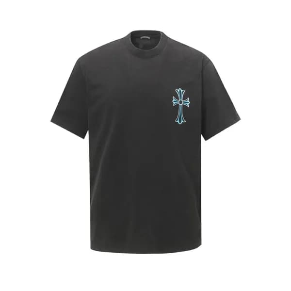 크롬하츠 남성 라운드 반팔티 - Chrom Hearts Mens Round Tshirt -… - 1