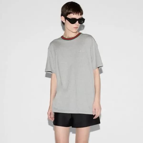 구찌 여성 반팔 티셔츠 - Gucci Womens Round Tshirt - guc5836… - 1