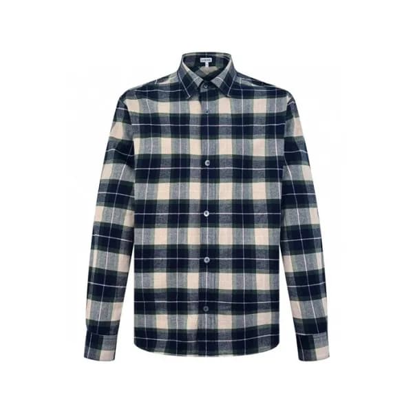 로에베 남성 체크 셔츠 - Loewe Mens Flanner Shirts - loc6081… - 1