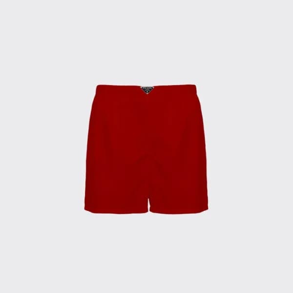 프라다 남성 삼각 로고 쇼츠 - Prada Mens Shorts - prc6887x - 1