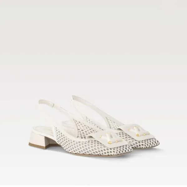 루이비통 여성 슬링백 펌프스 - Louis vuitton Womens Slingback P… - 1