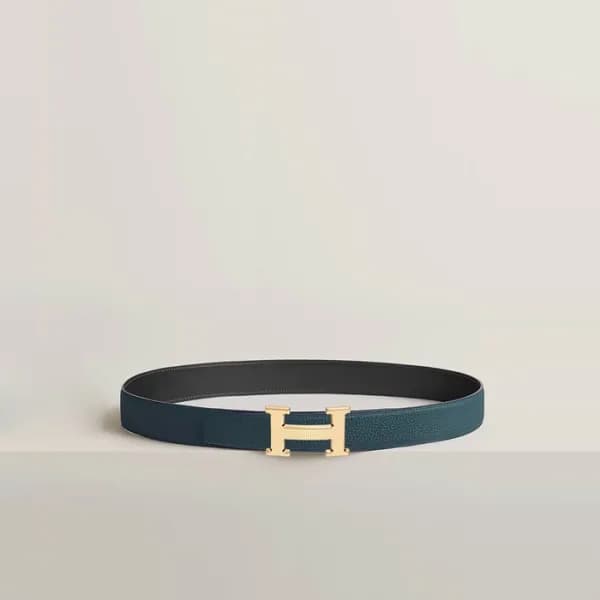 에르메스 남성 H Striee 버클 리버서블 벨트 - Hermes Mens H Striee… - 1