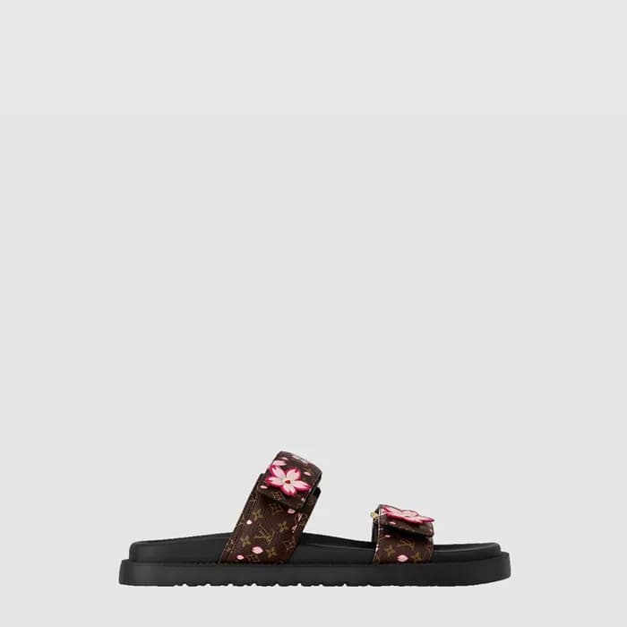 루이비통 여성 선셋 플랫 컴포트 뮬 - Louis vuitton Womens Sunset … - 1