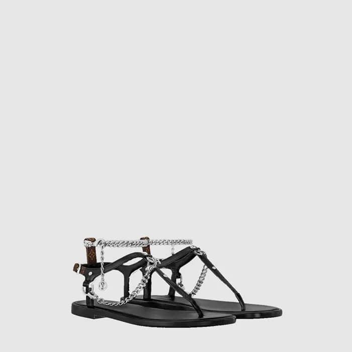 루이비통 여성 LV 바이브 샌들 - Louis vuitton Womens LV VIBE B… - 1