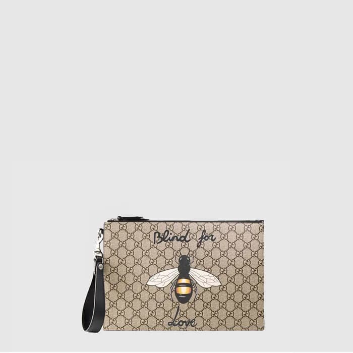 구찌 남성 GG 수프림 클러치백 - Gucci Mens GG Supreme Clutch B… - 1