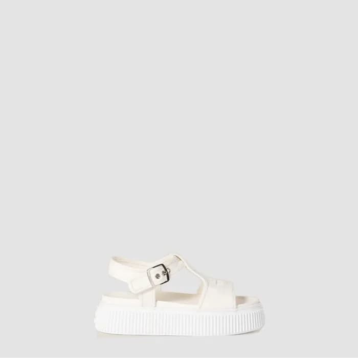 미우미우 여성 데님 플랫폼 샌들 - Miu Miu Denim Platform Sandals… - 1