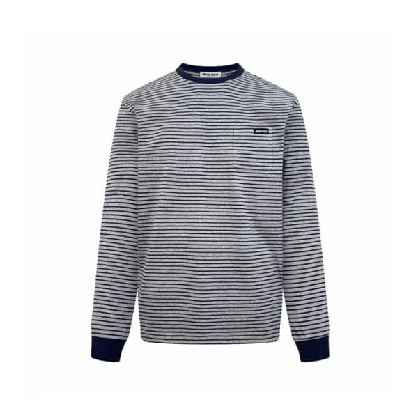 미우미우 남성 라운드 긴팔티 - Miumiu Mens Round Tshirt - mic85… - 1