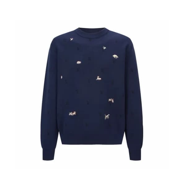루이비통 남성 라운드 스웨터 - Louis vuitton Mens Round Sweater… - 1