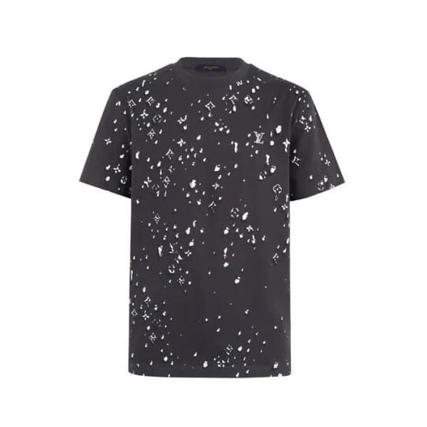 루이비통 남성 라운드 반팔 티셔츠 - Louis vuitton Mens Round Tshi… - 1